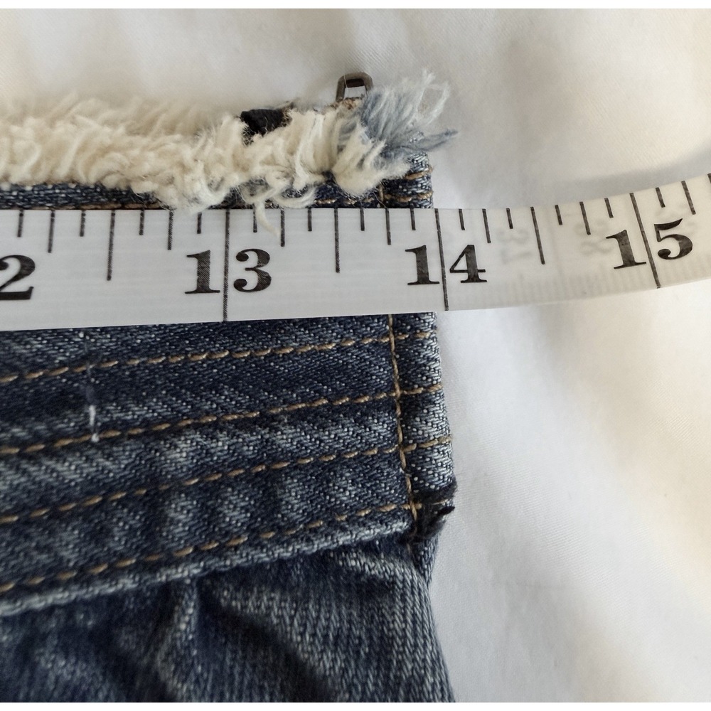 Ulla Johnson Astrid Denim Midi Skirt NWOT Retail $530 Frayed Waist Indigo Boho 4 - Picture 13 of 13